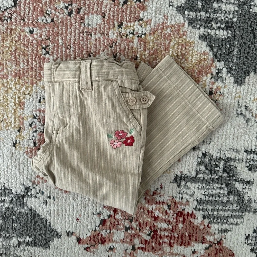 Vintage Y2K Gymboree Genuine Embroidered Dress Pants EUC 2T Toddler Girll
